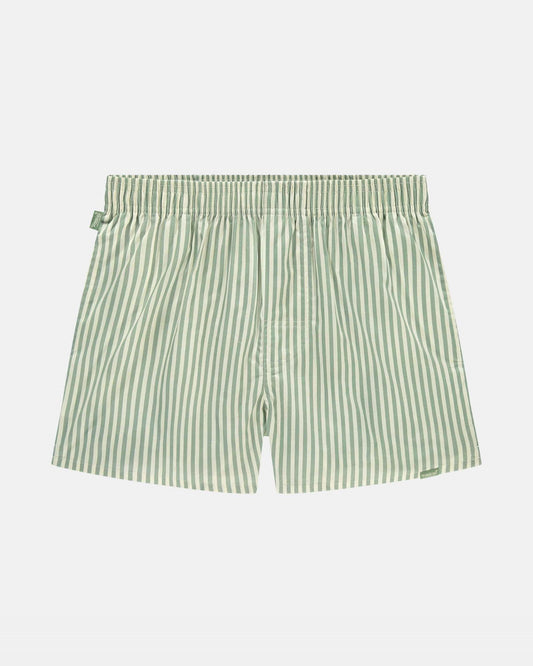Pockies Green White Striped Boxer Shorts – productfoto 1