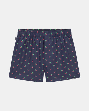 Pockies Navy Cherry Boxer Shorts – productfoto 1