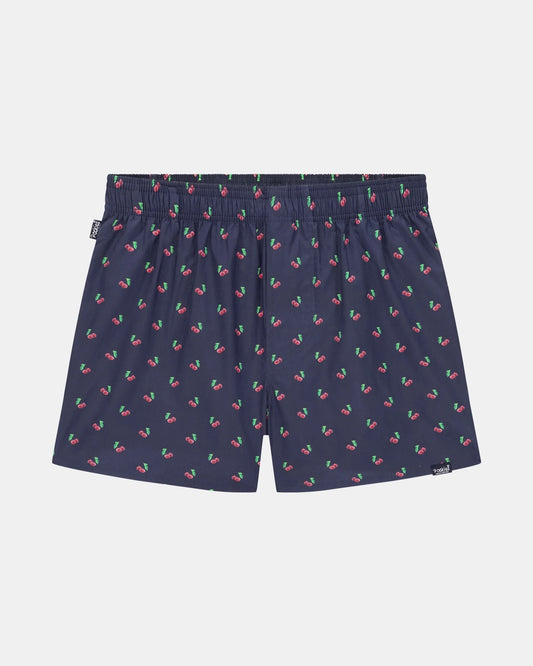 Pockies Navy Cherry Boxer Shorts – productfoto 1
