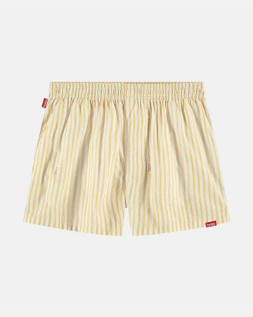 Pockies Yellow White Striped Boxer Shorts – productfoto 1