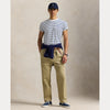 Polo Ralph Lauren White Old Royal Stripe Jersey Custom Slim Fit T-shirt – productbeeld 4
