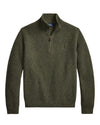Polo Ralph Lauren Cotton-Wool Half-Zip Olive Shrub Heather – productbeeld 1