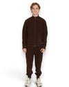 Polo Ralph Lauren Fleece Full-Zip Sweater Brown – productbeeld 2