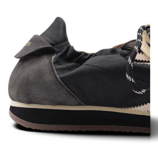 PURAAI Panther sneaker Dirty Black - zool en profiel