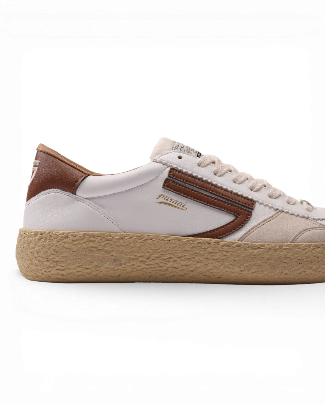 Puraai Vintage Bark – detail zijlogo