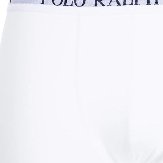 Ralph Lauren witte boxershorts, detail van logotailleband en stof