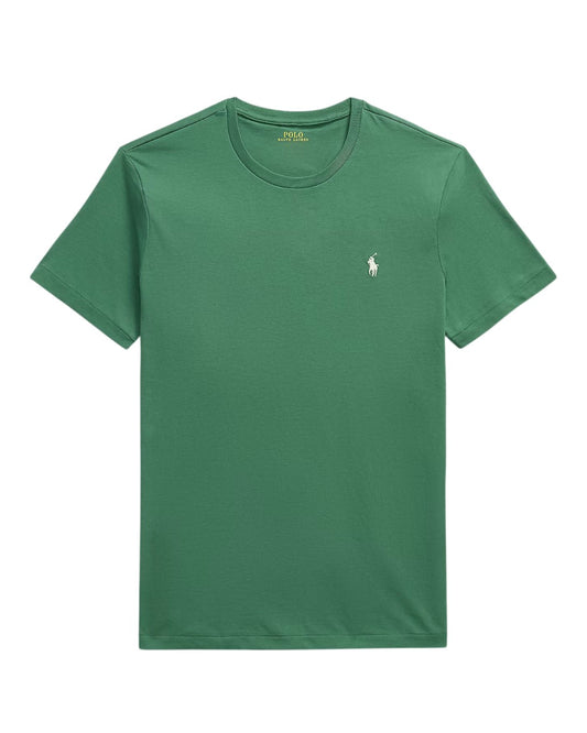 Ralph Lauren Custom Slim Fit T-shirt Antique Green - productfoto 1