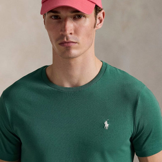 Ralph Lauren Custom Slim Fit T-shirt Antique Green - productfoto 3