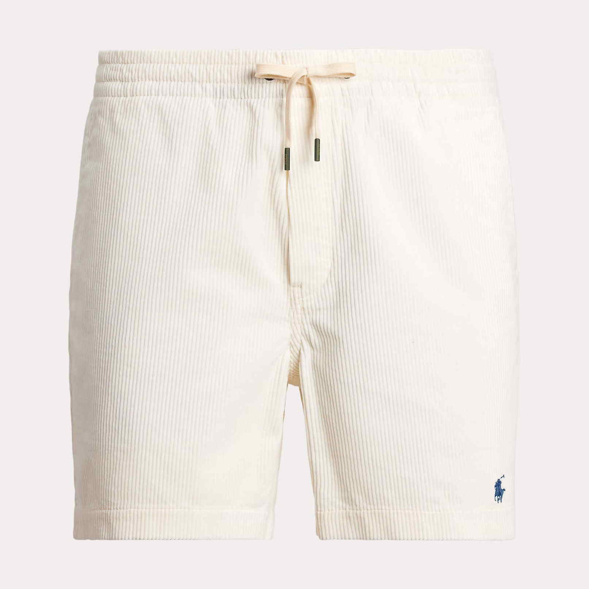 RALPH LAUREN Polo Prepster Corduroy Shorts Warm White – vooraanzicht