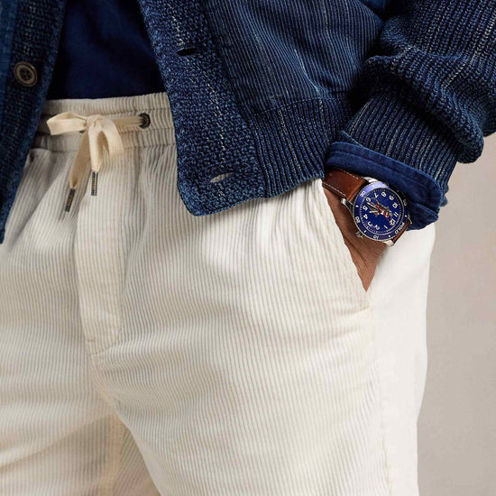RALPH LAUREN Polo Prepster Corduroy Shorts Warm White – productbeeld 2