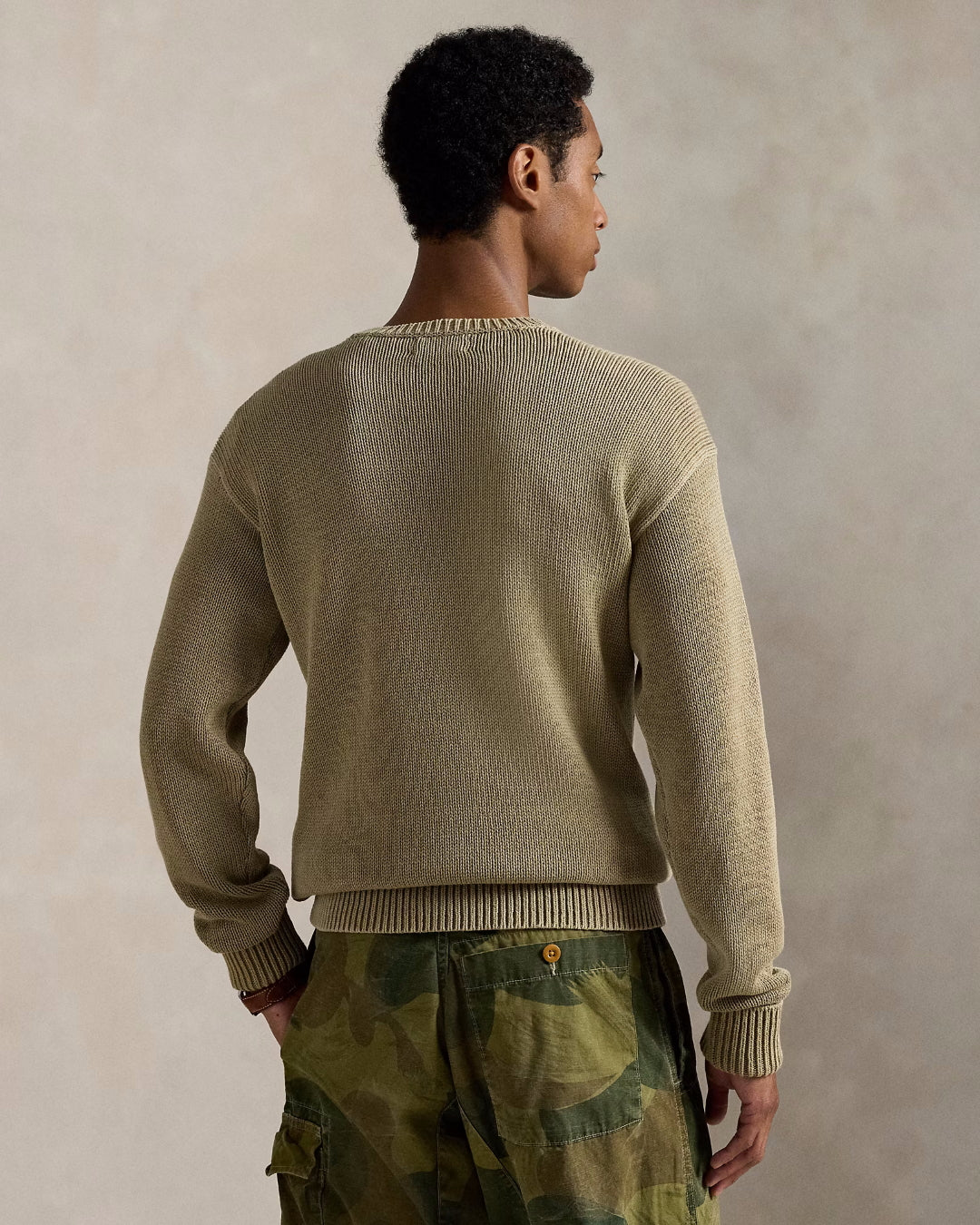 Ralph Lauren Cotton Pullover Surrey Tan – productbeeld 4
