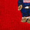 Ralph Lauren rode, grijze en navy sokken met Polo Bear, detail borduursel