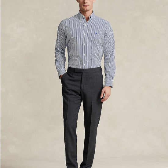 Ralph Lauren Bi-Stretch Poplin Hemd Navy White – productfoto 3 | Checkpoint Mol