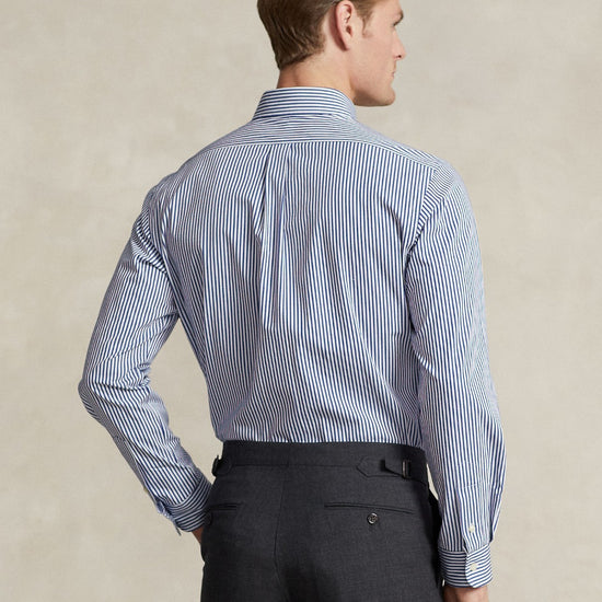 Ralph Lauren Bi-Stretch Poplin Hemd Navy White – productfoto 4 | Checkpoint Mol