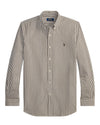 Ralph Lauren Bi-Stretch Poplin Hemd Nutmeg Brown White – productfoto 1 | Checkpoint Mol