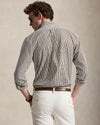 Ralph Lauren Bi-Stretch Poplin Hemd Nutmeg Brown White – productfoto 4 | Checkpoint Mol