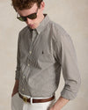 Ralph Lauren Bi-Stretch Poplin Hemd Nutmeg Brown White – productfoto 5 | Checkpoint Mol