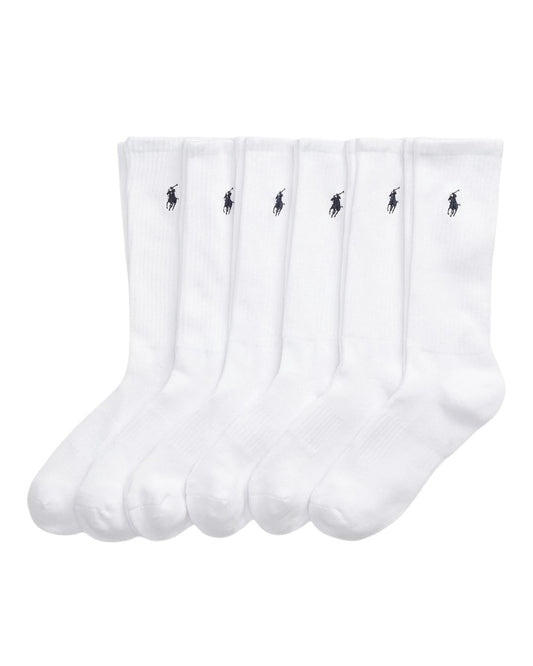 Ralph Lauren Cotton-Blend Crew Sokken 6-Pack – productfoto 1 | Checkpoint Mol