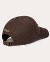 Ralph Lauren bruine pet met licht logo, productfoto achteraanzicht