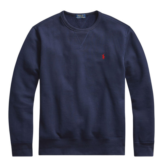 Ralph Lauren Fleece Crewneck Sweater Cruise Navy – productfoto 1 | Checkpoint Mol