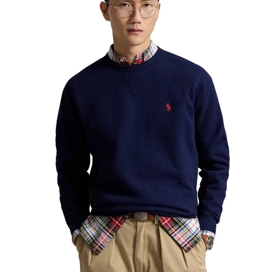 Ralph Lauren Fleece Crewneck Sweater Cruise Navy – productfoto 2 | Checkpoint Mol