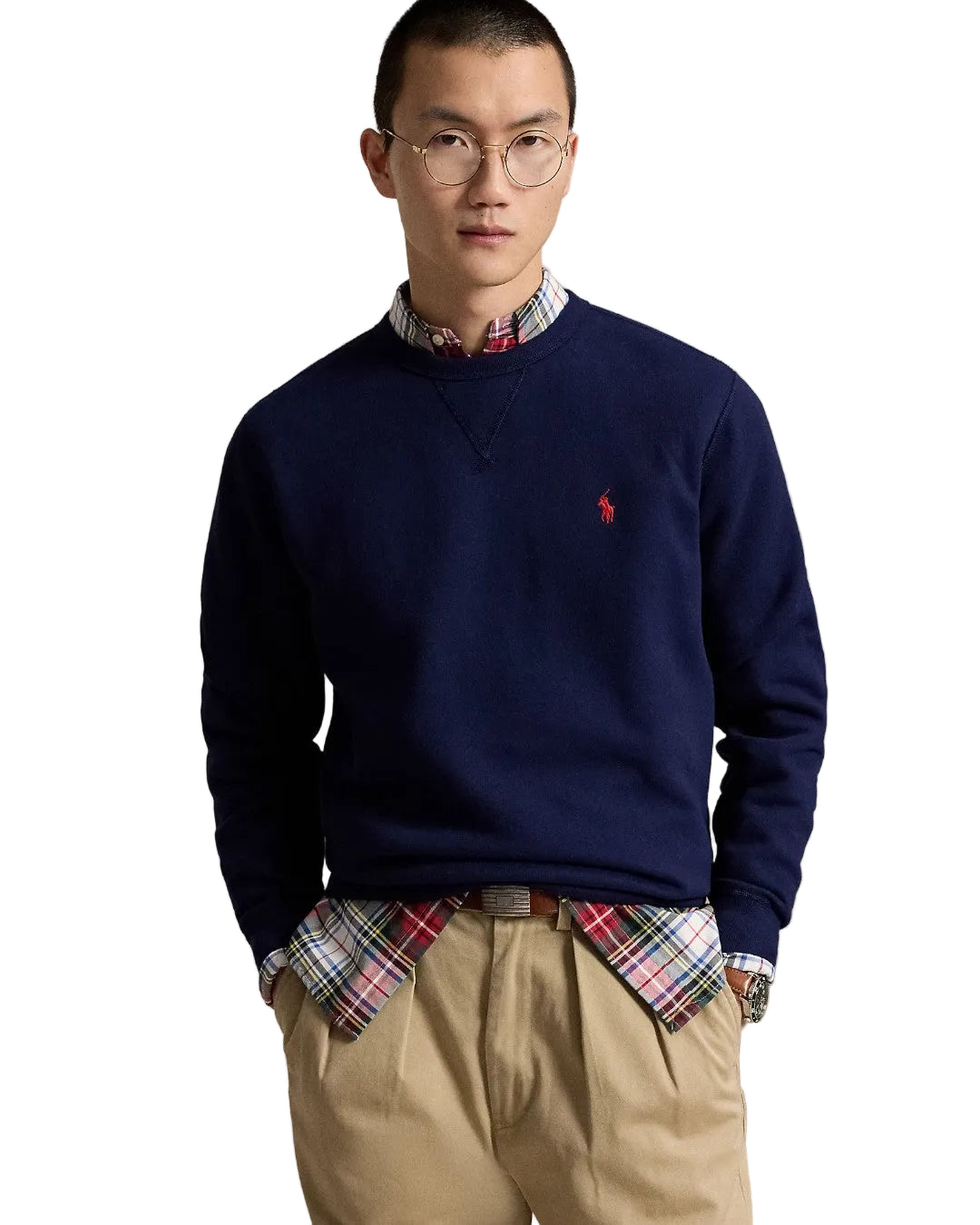 Ralph Lauren Fleece Crewneck Sweater Cruise Navy – productfoto 2 | Checkpoint Mol