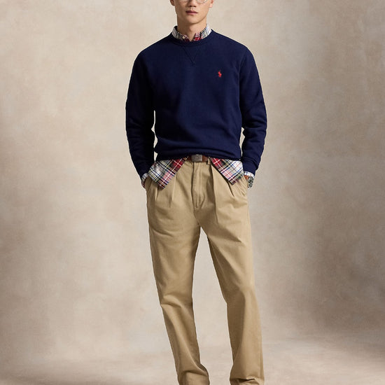 Ralph Lauren Fleece Crewneck Sweater Cruise Navy – productfoto 3 | Checkpoint Mol