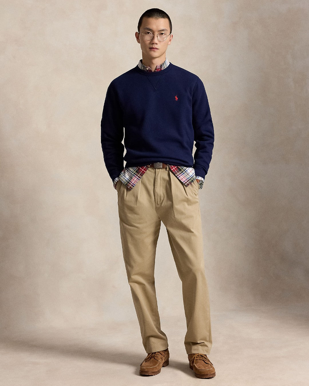 Ralph Lauren Fleece Crewneck Sweater Cruise Navy – productfoto 3 | Checkpoint Mol