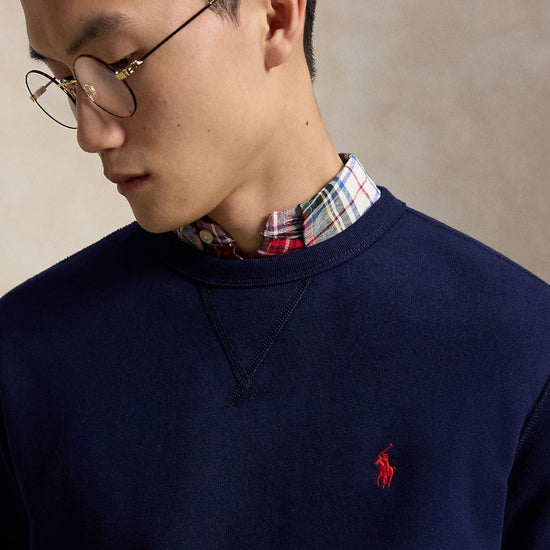 Ralph Lauren Fleece Crewneck Sweater Cruise Navy – productfoto 5 | Checkpoint Mol