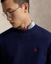 Ralph Lauren Fleece Crewneck Sweater Cruise Navy – productfoto 5 | Checkpoint Mol