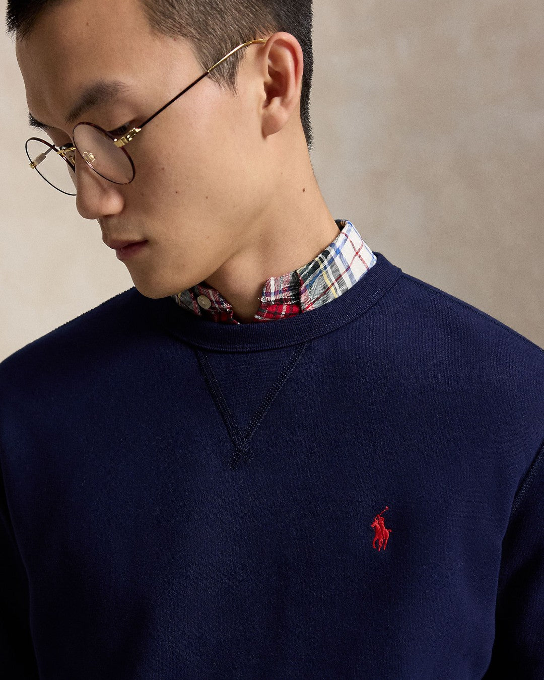 Ralph Lauren Fleece Crewneck Sweater Cruise Navy – productfoto 5 | Checkpoint Mol