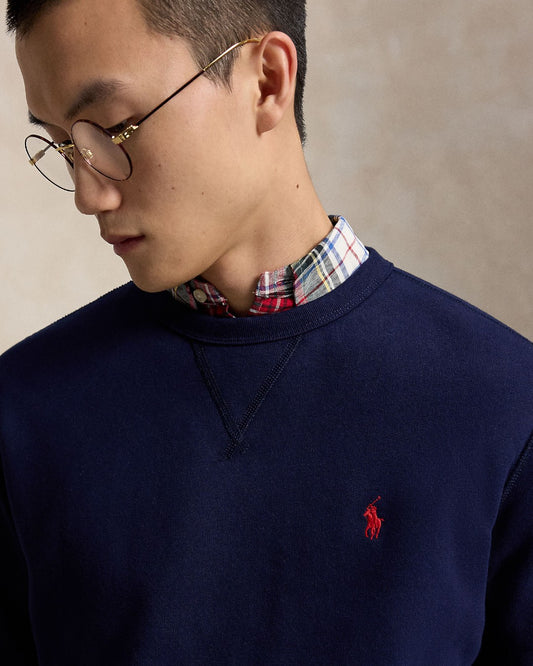 Ralph Lauren Fleece Crewneck Sweater Cruise Navy – productfoto 5 | Checkpoint Mol