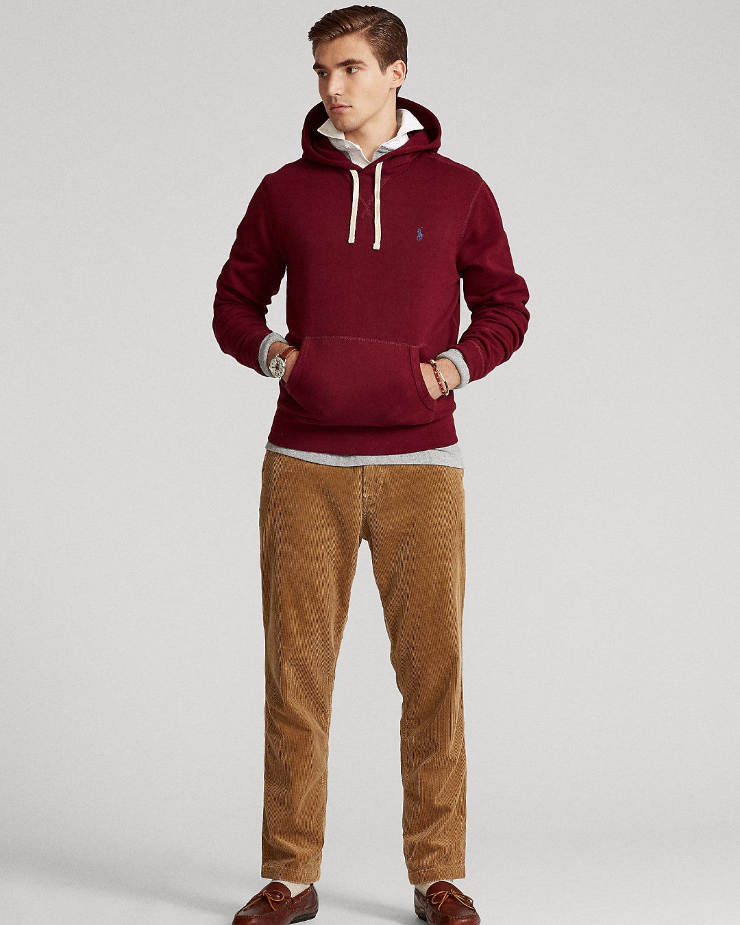Ralph Lauren Fleece Hoodie Classic Wine – productfoto 3 | Checkpoint Mol