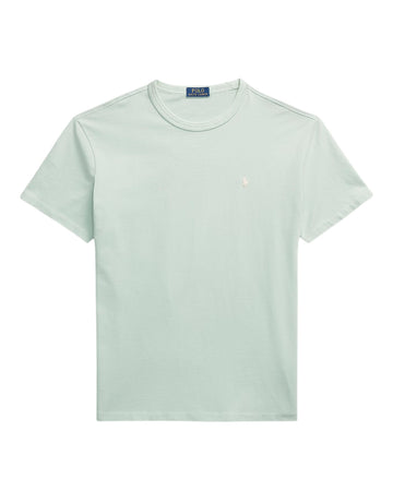Ralph Lauren mintgroen T-shirt met licht borstlogo, productfoto vooraanzicht