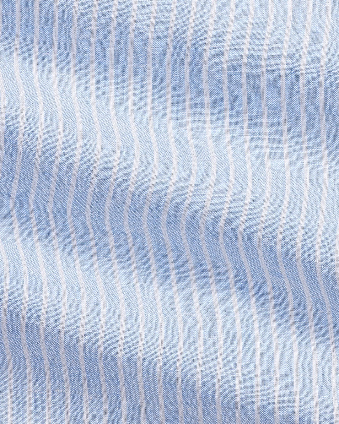 Ralph Lauren lichtblauw-wit gestreept hemd, detail streeppatroon