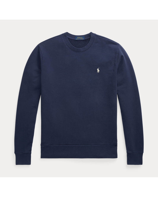 Ralph Lauren navy rondehalssweater, productfoto vooraanzicht