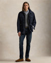 Ralph Lauren Merino Wool V-Neck Trui Fawn Grey Heather – productfoto 3 | Checkpoint Mol