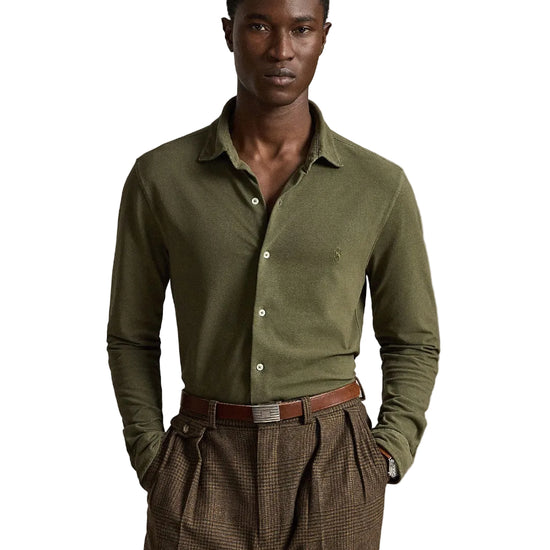 Ralph Lauren Mesh Hemd Outdoors Olive – productfoto 2 | Checkpoint Mol