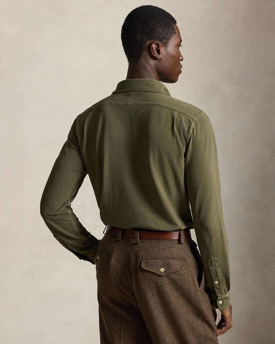 Ralph Lauren Mesh Hemd Outdoors Olive – productfoto 4 | Checkpoint Mol