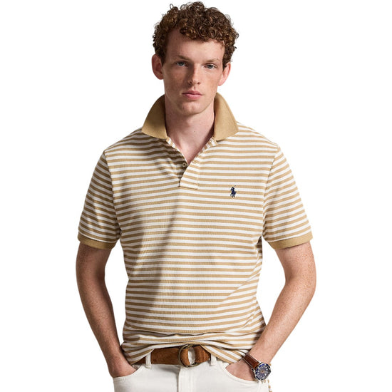 Ralph Lauren Mesh Polo Vintage Khaki White – productfoto 2 | Checkpoint Mol
