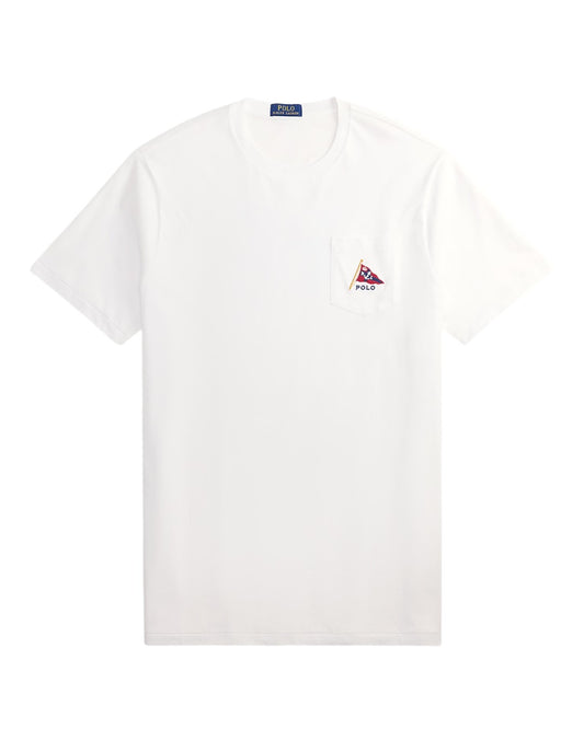 Ralph Lauren Newport Bear Jersey T-Shirt White – productfoto 1 | Checkpoint Mol