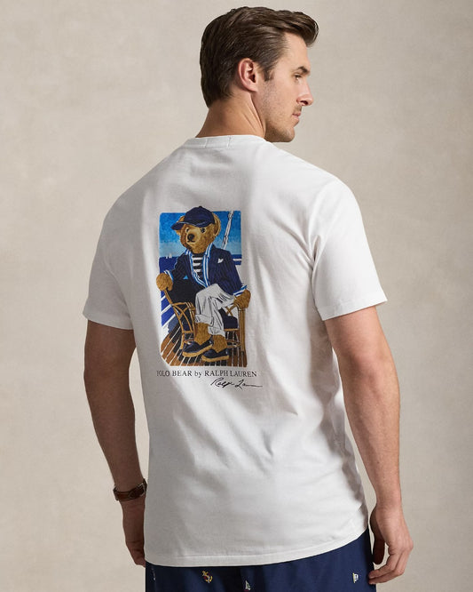 Ralph Lauren Newport Bear Jersey T-Shirt White – productfoto 2 | Checkpoint Mol