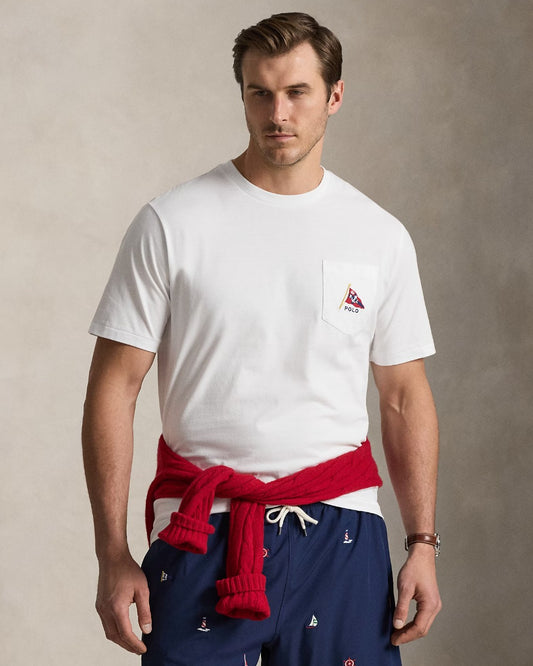 Ralph Lauren Newport Bear Jersey T-Shirt White – productfoto 4 | Checkpoint Mol