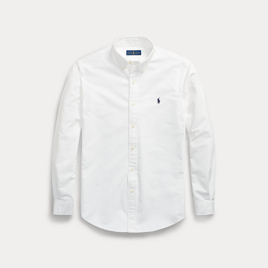 Ralph Lauren wit Oxford-hemd, volledige productfoto vooraanzicht