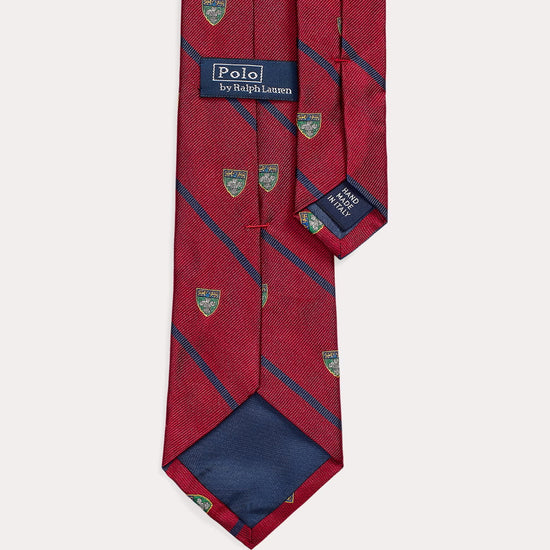 Ralph Lauren rode das met strepen en emblemen, productfoto achterzijde