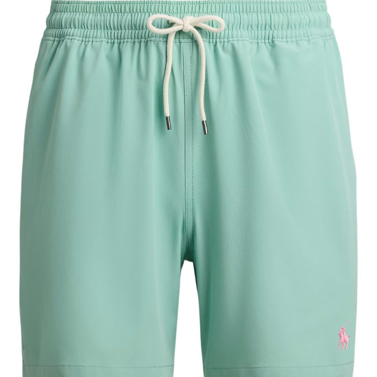 Ralph Lauren mintgroene zwemshort met trekkoord, productfoto vooraanzicht