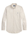 Ralph Lauren wit-beige gestreept hemd, productfoto vooraanzicht