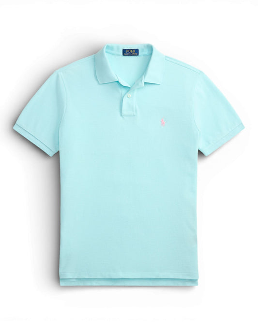 New Aqua Mesh Polo