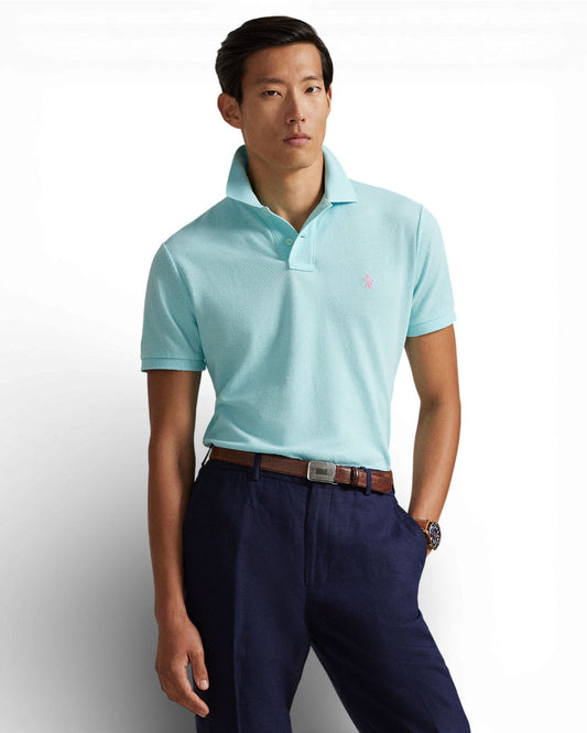 New Aqua Mesh Polo
