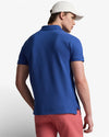 Dusty Azure Mesh Polo